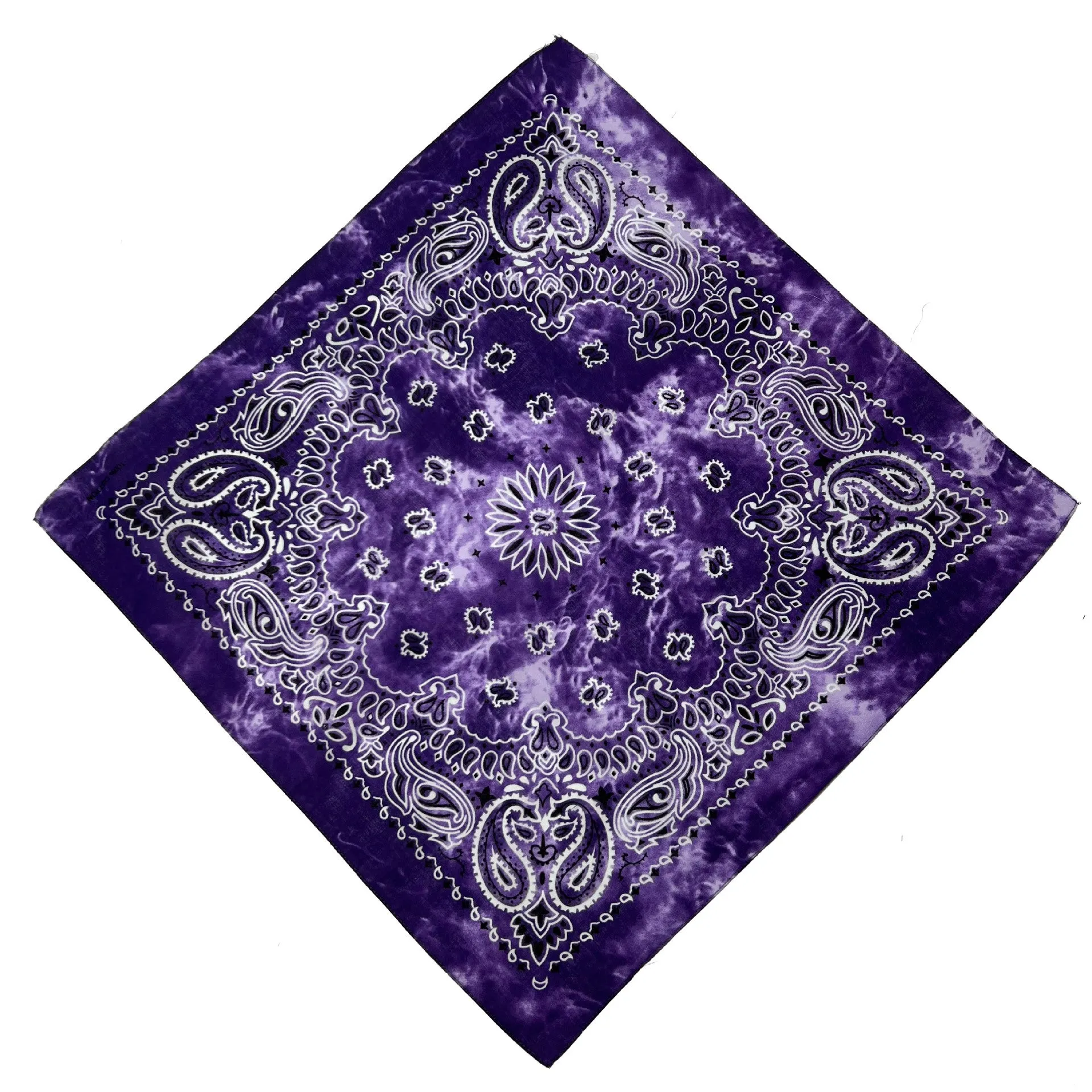 Bandanas for Men & Women, 12 Pack 100% Cotton PaisleyCowboy Head Headwear Handkerchiefs