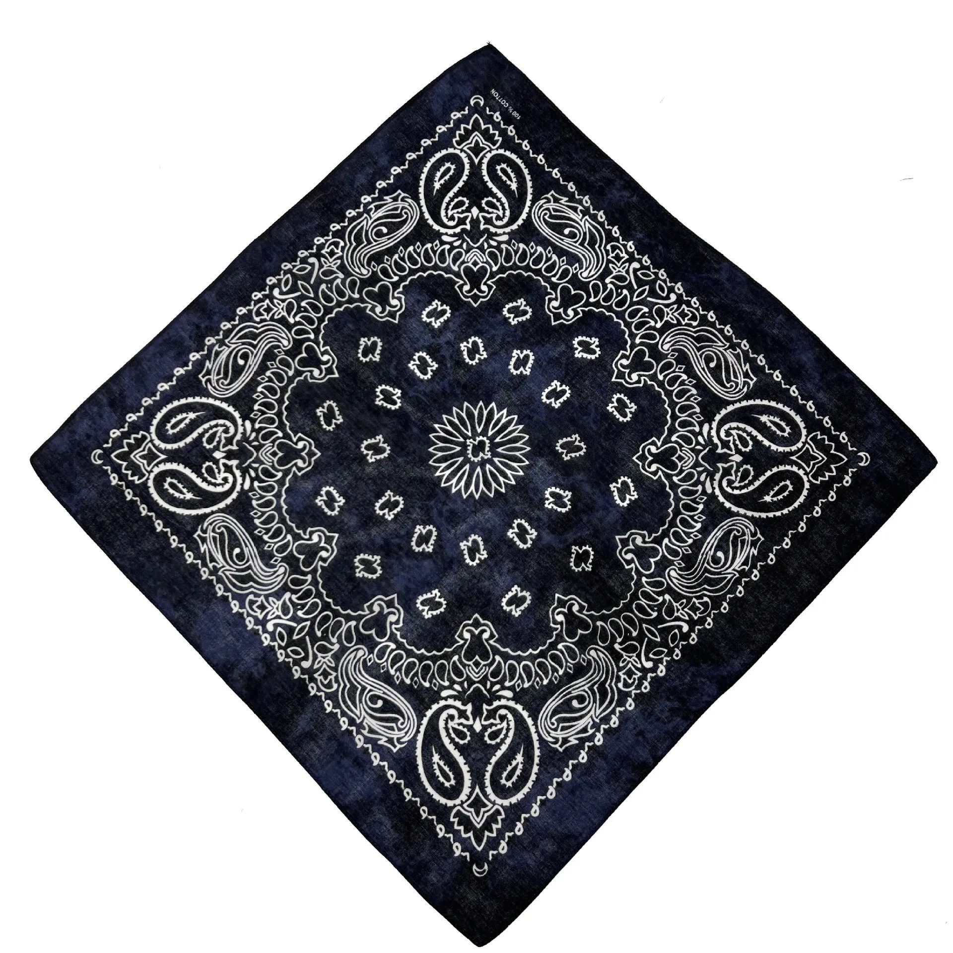 Bandanas for Men & Women, 12 Pack 100% Cotton PaisleyCowboy Head Headwear Handkerchiefs