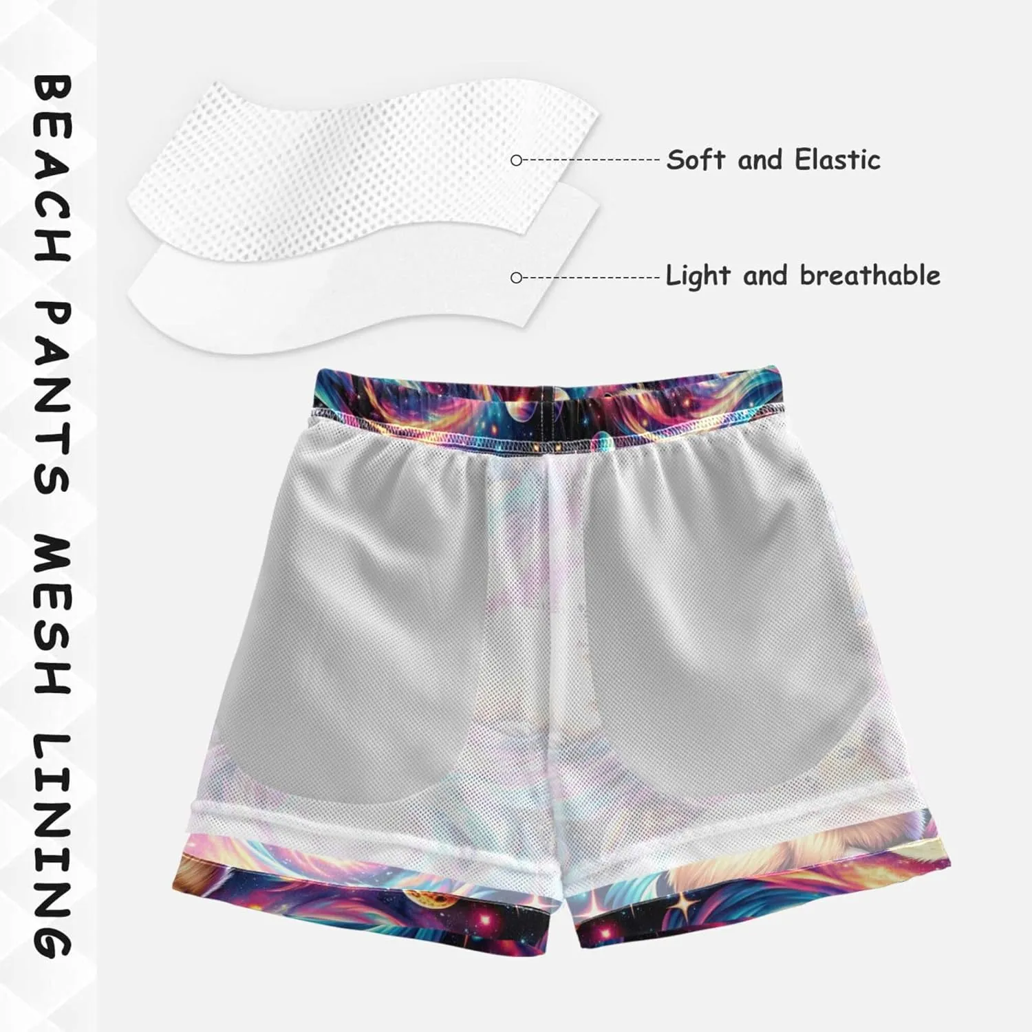 Boys Swim Trunks Capybara Surfing Swimwear Quick Dry Bathing Suit Colorful Beach Board Shorts