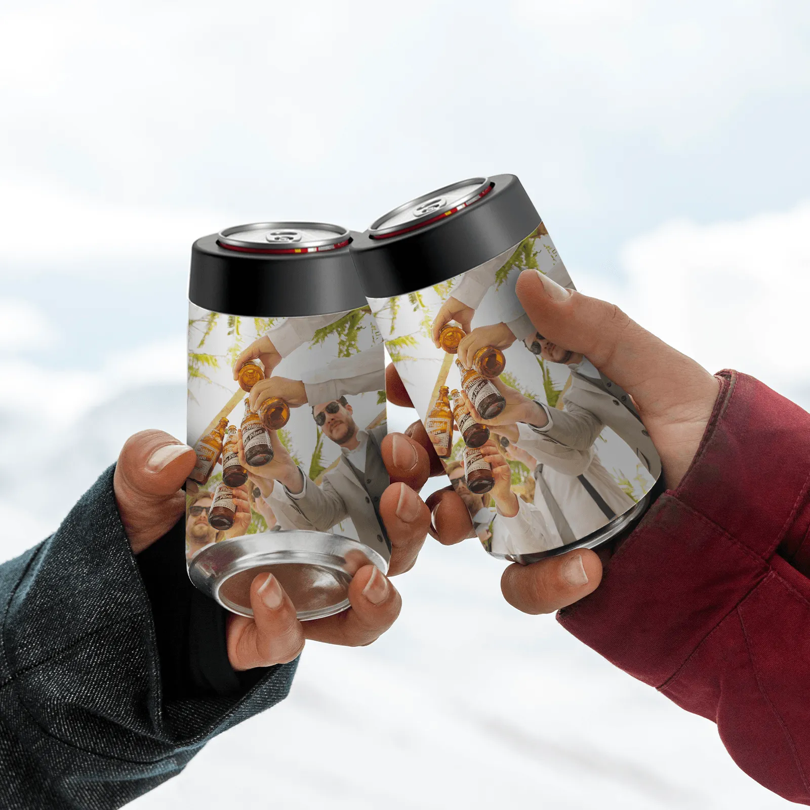 Custom 12oz Stainless Steel Can Holder