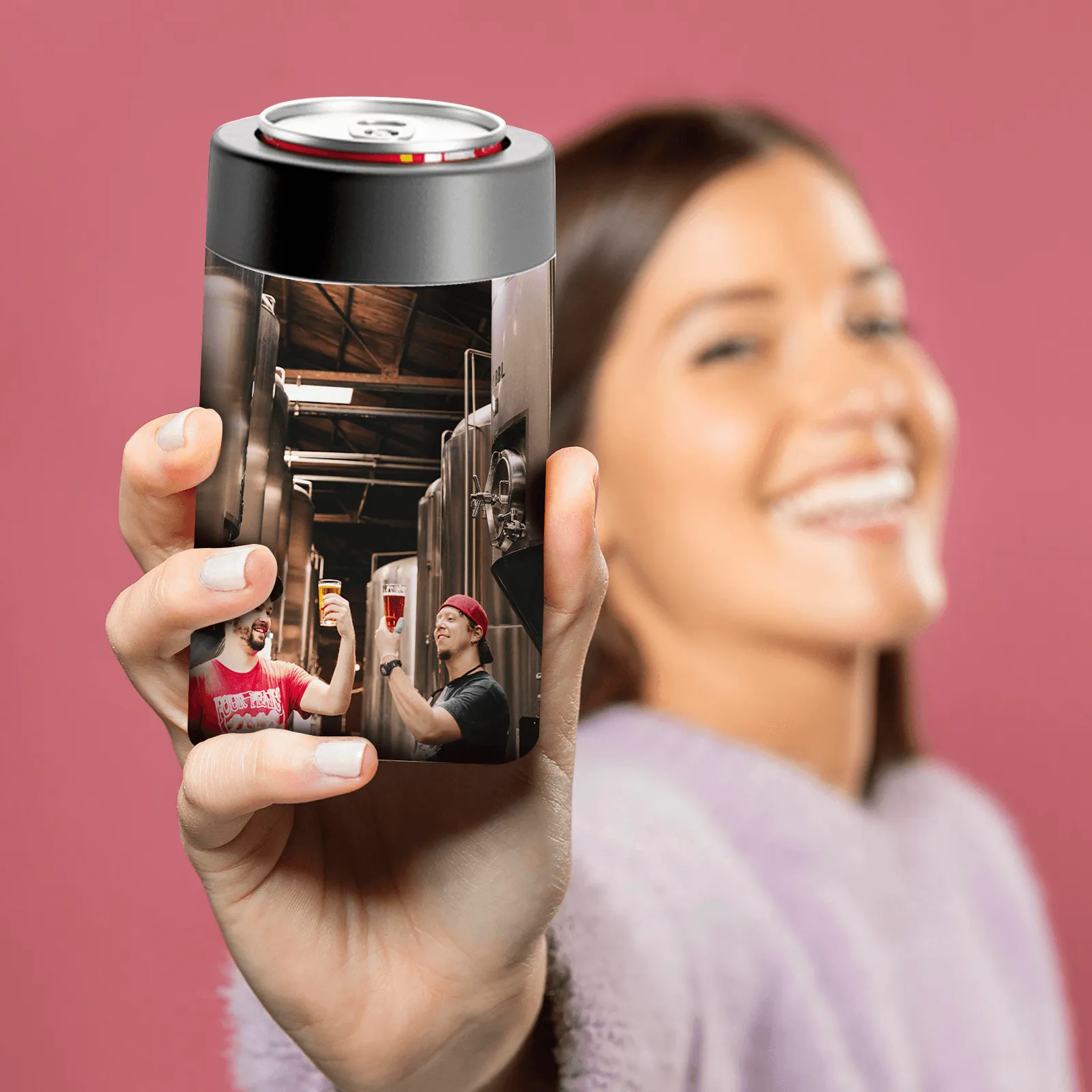 Custom 12oz Stainless Steel Can Holder