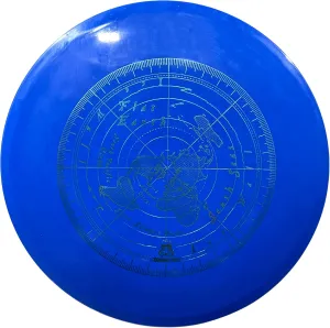 DOOMSDAY DISCS Flat Earth Disc Golf Midrange in Abduction Plastic