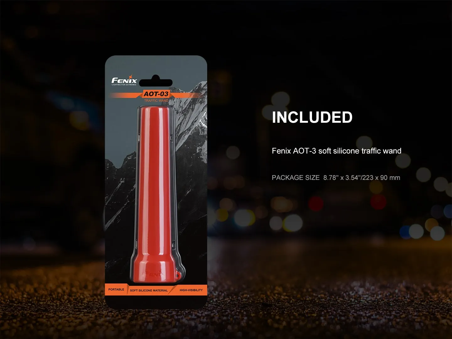 Fenix AOT-03 Soft Silicone Traffic Wand