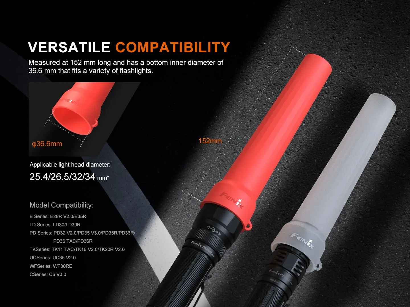Fenix AOT-03 Soft Silicone Traffic Wand