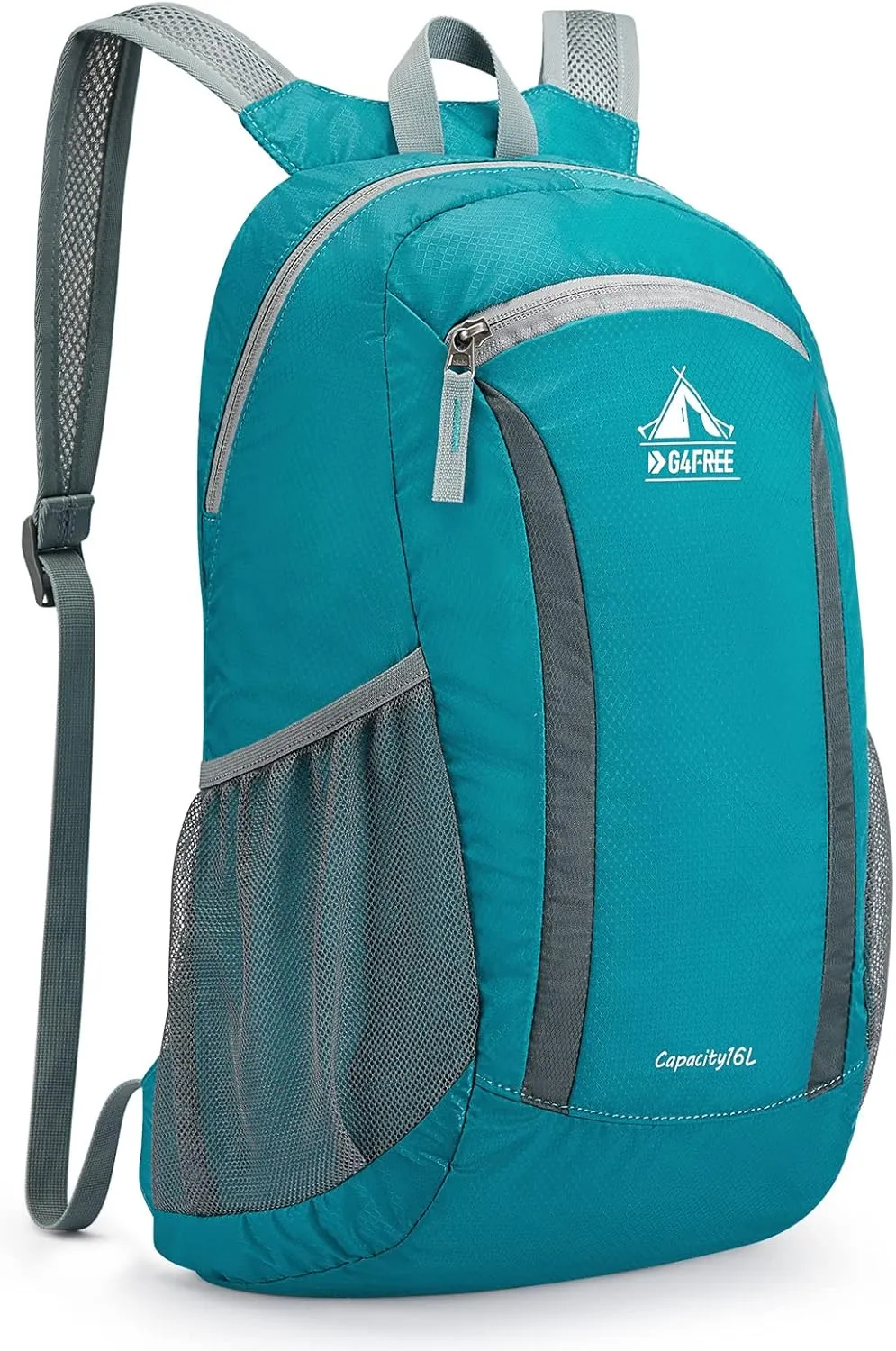 G4Free 16L Hiking Daypack, Lightweight Packable Small Backpack for Travel Camping Outdoor Men Women