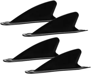 GALPADA 4Pcs Surfboard Replacement Fins Durable Paddle Board Tail Fin for Sup Surfboard Easy to Install Water Divider Tough Wear Resistant Design for Inflatable Boards