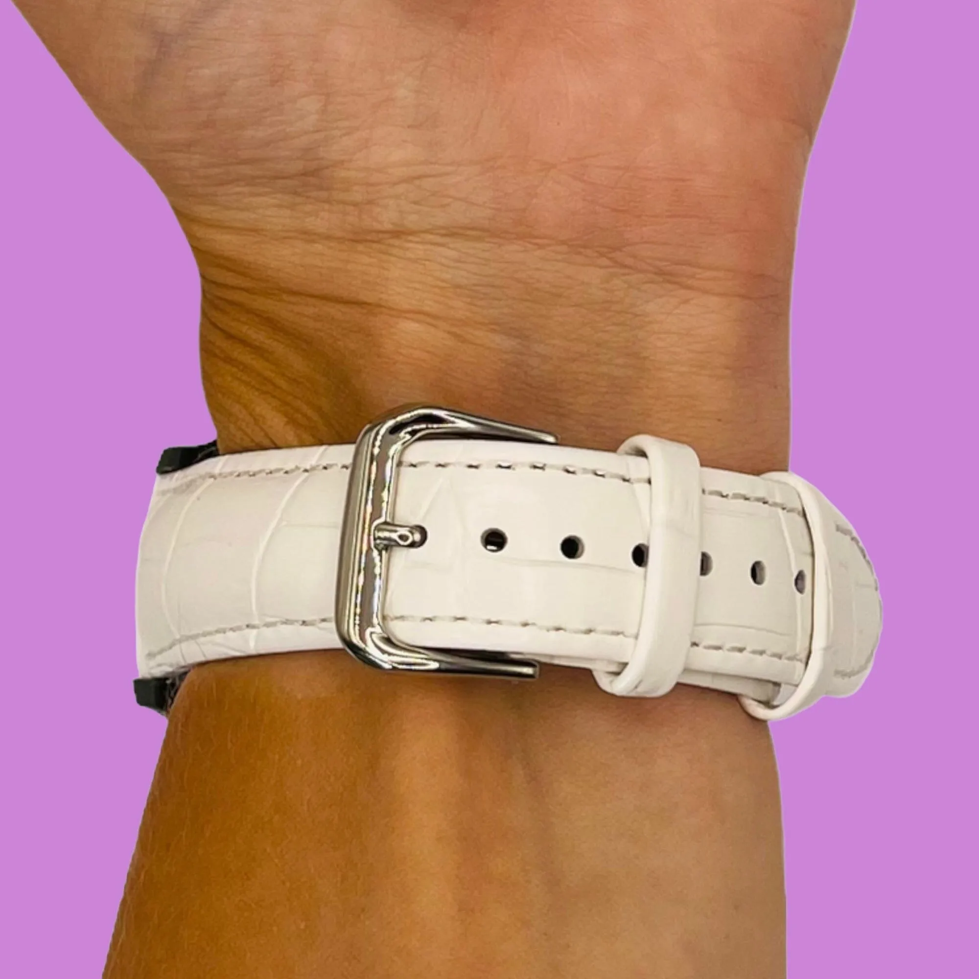 Garmin Fenix 6s Snakeskin Leather Watch Straps