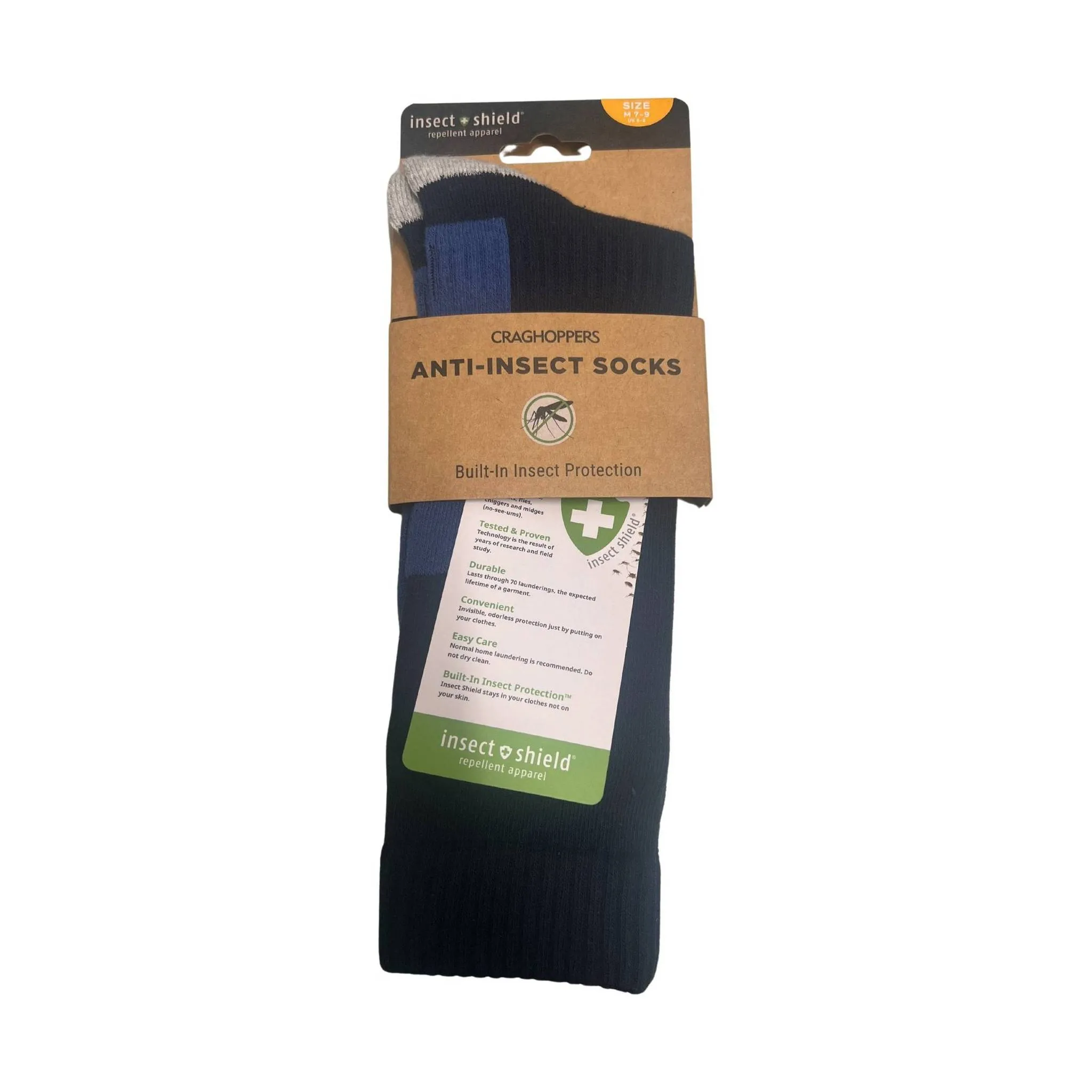 Insect Shield Anti-Insect Sock - Black Pepper - ONLINE STORE CREDIT/EXCHANGE ONLY