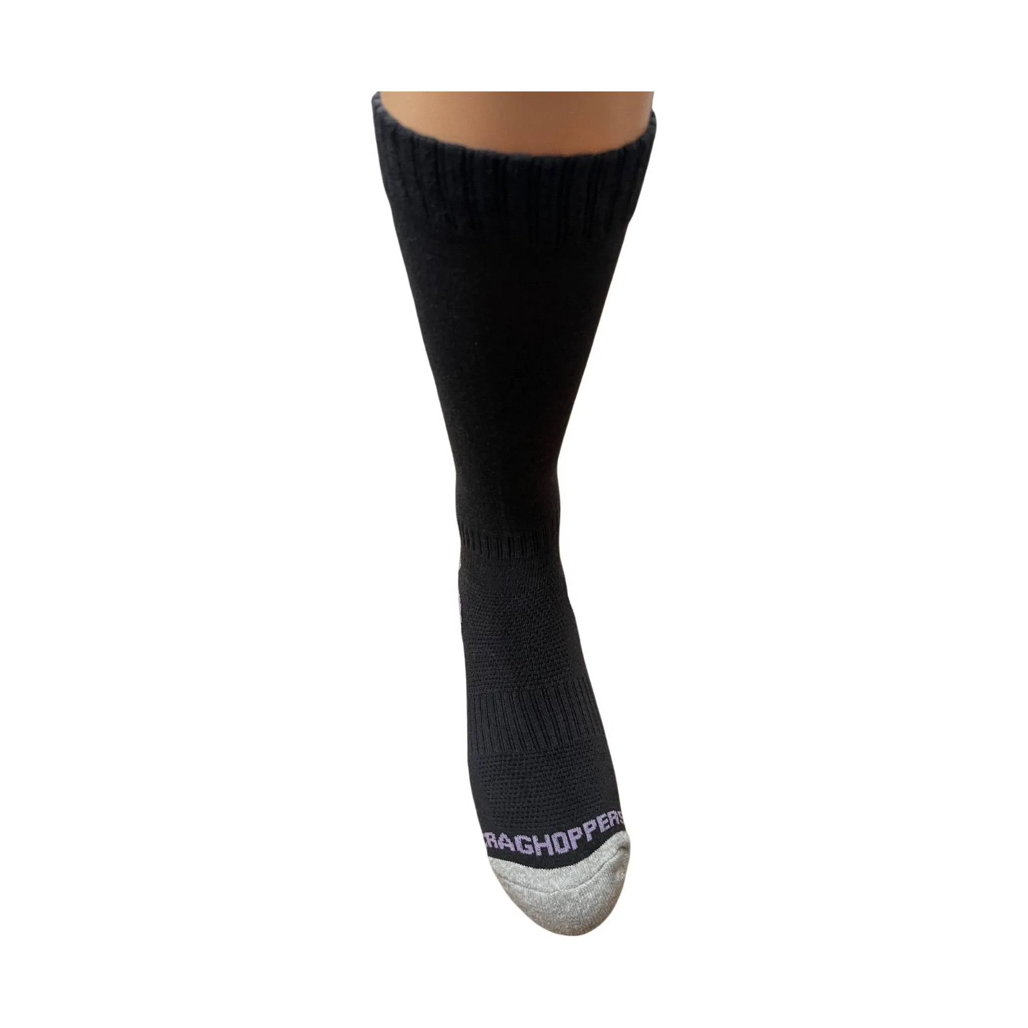 Insect Shield Anti-Insect Sock - Grey/Purple - ONLINE STORE CREDIT/EXCHANGE ONLY