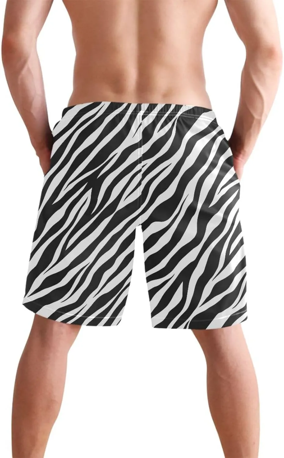 Men's Swim Trunks Board Shorts Quick Dry Swimsuit Swimwear Holiday Party Bathing Suit