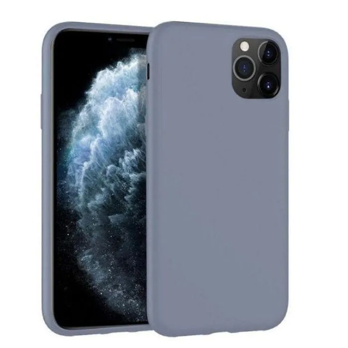 Mercury Silicone Case for iPhone 12 Mini - Lavender Gray