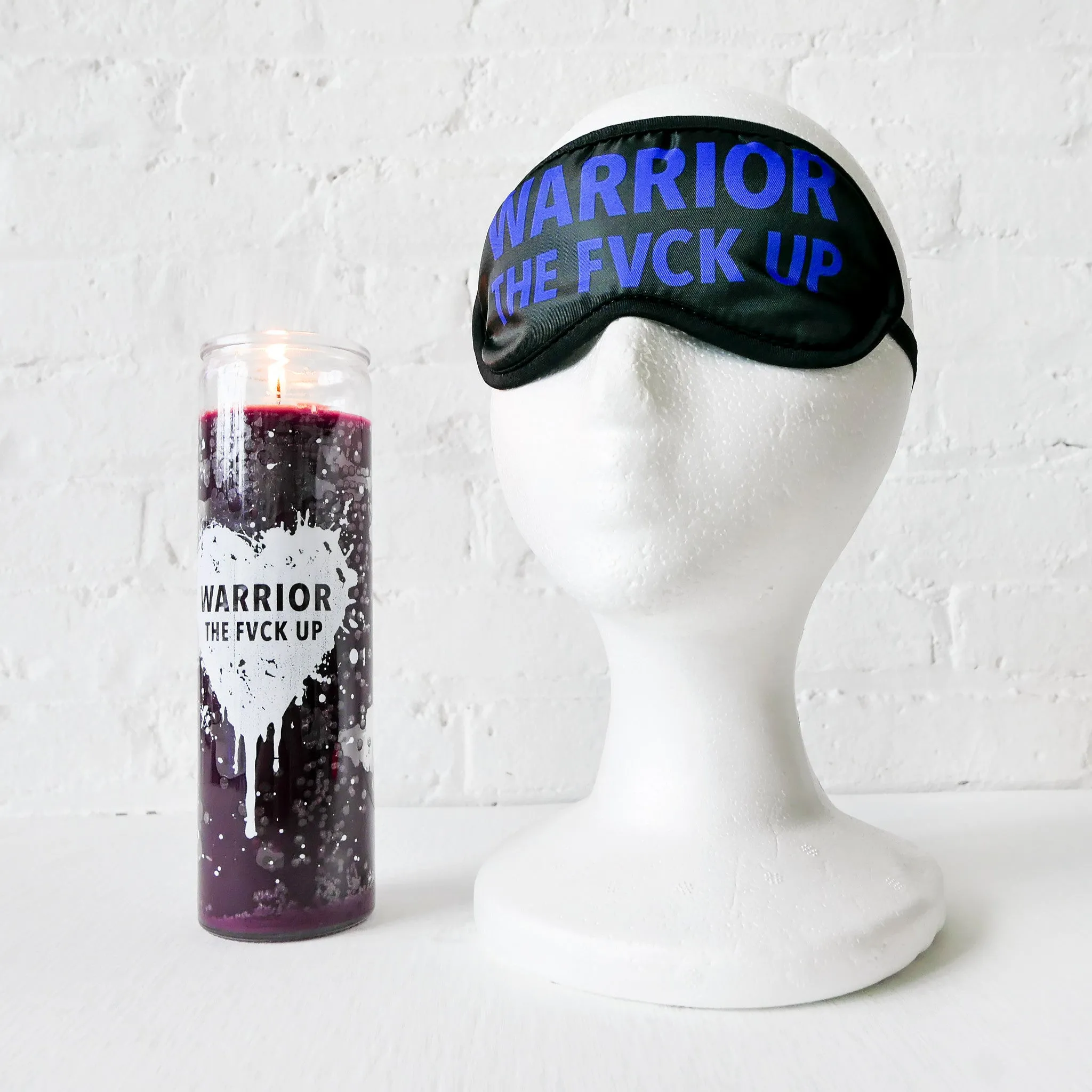 Seance Set - Karma Prayer Candle and Trance Sleep Mask Set