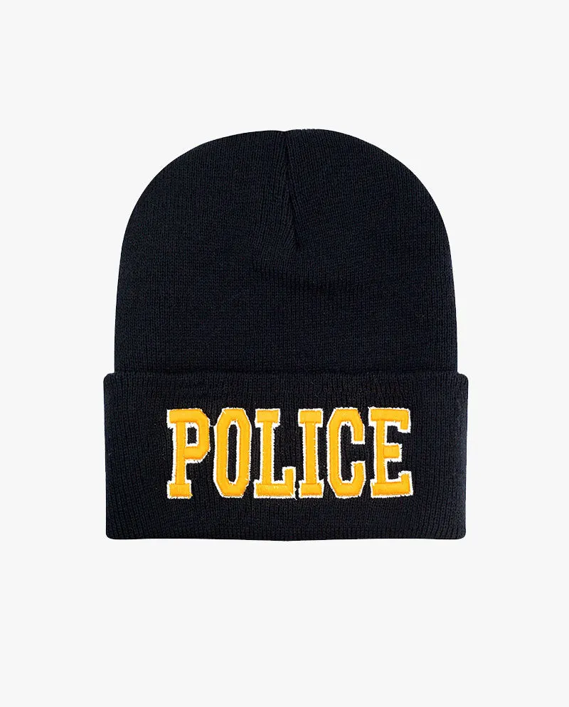 The Hat Depot - Made in USA Law Enforcement Beanie Hat